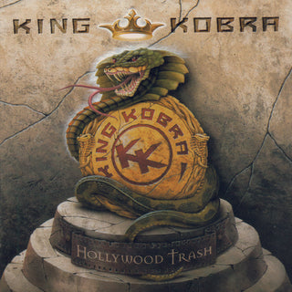 the album cover for King Kobra - Hollywood Trash