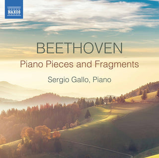 the album cover for Beethoven / Gallo - Piano Pieces & Fragments