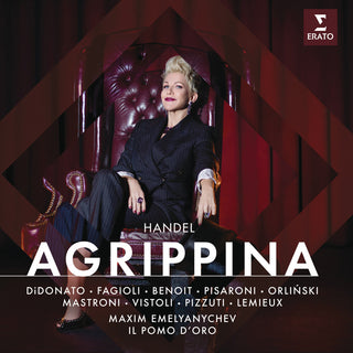 the album cover for Joyce Didonato / Il Pomo Doro - Handel: Agrippina