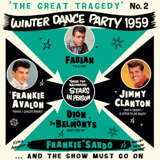 the album cover for Great Tragedy Winter Dance Party 1959 Part / Var - Great Tragedy: Winter Dance Party 1959 Part 2 (Various Artists)