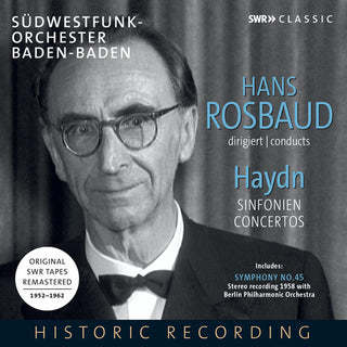 the album cover for Haydn / Hofmann - Rosbaud Conducts Haydn / Sinfonien & Concertos