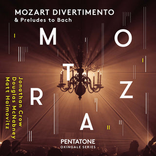 the album cover for Mozart / J Bach S - Mozart Divertimento & Preludes to Bach