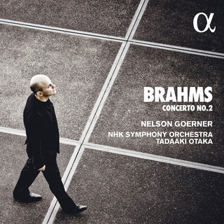 the album cover for Brahms / Goerner - Piano Concertos 2