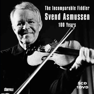 the album cover for Svend Asmussen Quartet/Svend Asmussen - The Incomparable Fiddler - Svend Asmussen 100 Years