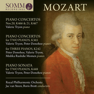 the album cover for Mozart / Tryon / Royal Philharmonic Orch - Piano Concertos