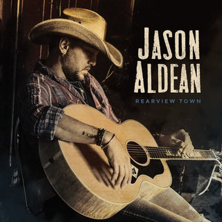the album cover for Jason Aldean - Rearview Town