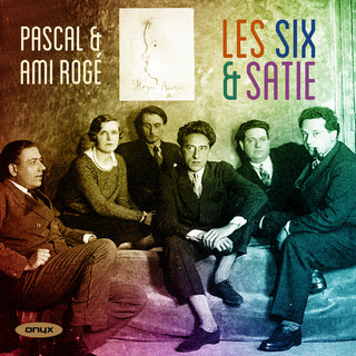 the album cover for Pascal & Amy Roge - Les Six & Satie