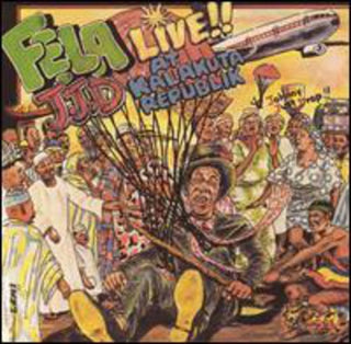the album cover for Fela Kuti - J.J.D./Unnecessary Begging