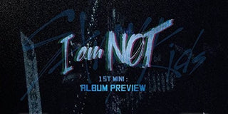 the album cover for Stray Kids - I Am Not