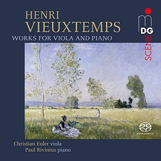 the album cover for Vieuxtemps / Euler / Rivinius - Works for Viola & Piano