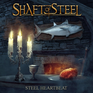 the album cover for Shaft of Steel - Steel Heartbeat