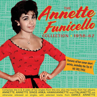 the album cover for Annette Funicello - Singles & Albums Collection 1958-62