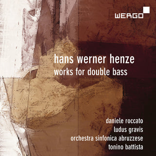 the album cover for Henze / Roccato / Battista - Works for Double Bass