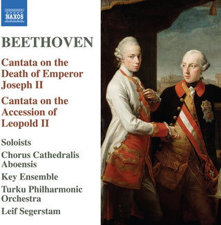 the album cover for Beethoven / Segerstam / Lehesvuori - Cantata on the Death