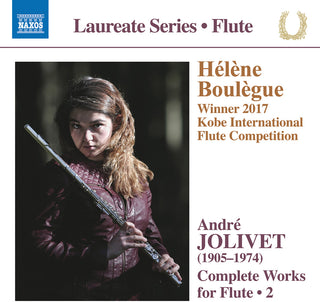 the album cover for Jolivet - Complete Works for Flute 2