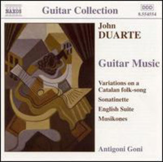 the album cover for Antigoni Goni - Guitar Music
