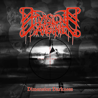 the album cover for Division Vansinne - Dimension Darkness