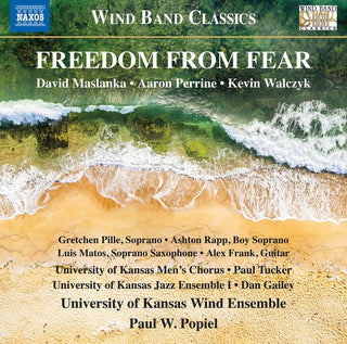 the album cover for Maslanka - Freedom from Fear