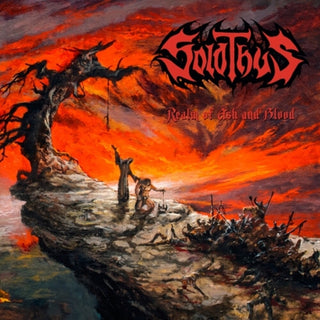 the album cover for Solothus - Realm Of Ash And Blood