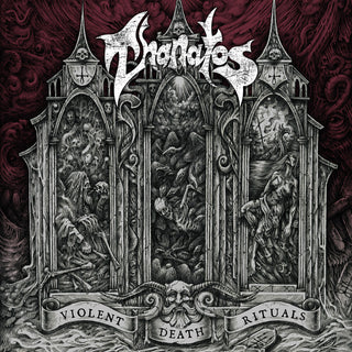 the album cover for Thanatos - Violent Death Rituals