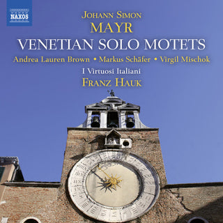 the album cover for Mayr / Brown / Hauk - Venetian Solo Motets