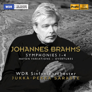 the album cover for Brahms / Wdr Symphony Orch - Symphonies 1 & 4