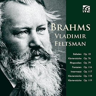 the album cover for Brahms / Feltsman - Works for Piano