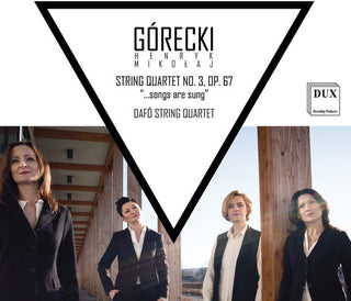 the album cover for Gorecki / Dafo String Quartet - String Quartet 3