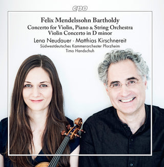 the album cover for Bartholdy / Neudauer - Concerto for Violin Piano & String Orchestra