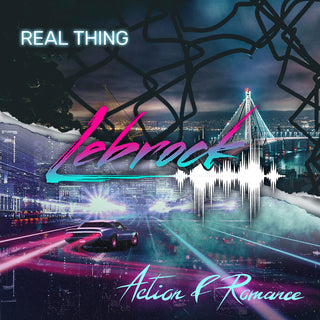 the album cover for LeBrock - Real Thing / Action & Romance