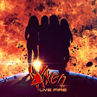 the album cover for Vixen - Live Fire
