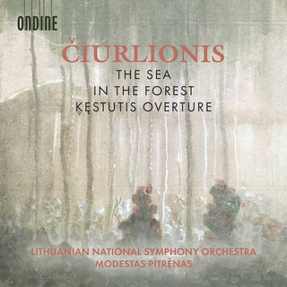 the album cover for Ciurlionis / Lithuanian National Symphony Orch - Sea / in the Forest