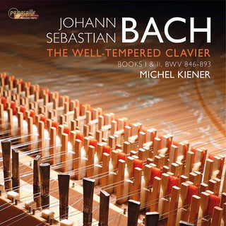 the album cover for Michel Kiener - Well-Tempered Clavier