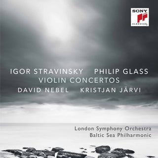 the album cover for Glass / Nebel / Jarvi - Violin Concertos