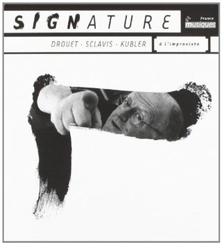the album cover for Sclavis / Kubler / Drouet - A L'improviste