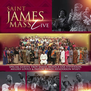 the album cover for Saint James Mass - Saint James Mass (live)