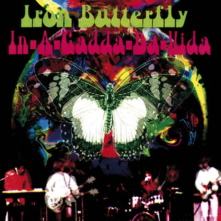 the album cover for Iron Butterfly - In-A-Gadda-Da-Vida