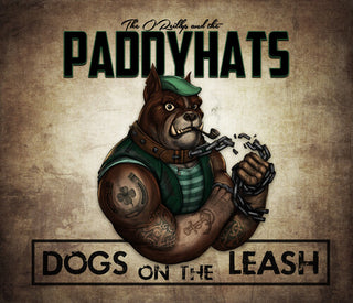 O'Reillys & The Paddyhats- Dogs On The Leash (mint Green & Orange Splatter)