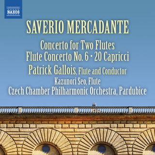 the album cover for Mercadante / Gallois - Flute Concertos 2