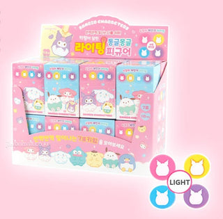 Sanrio Mood Lighting Charaters Figure Key RIng Zipper Charm (Blind Box)