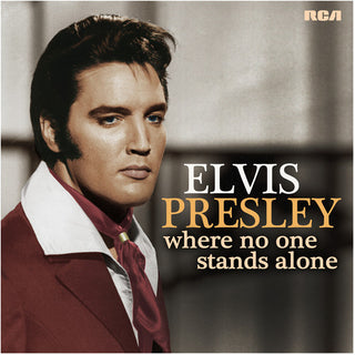 the album cover for Elvis Presley - Where No One Stands Alone
