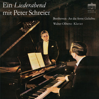 the album cover for Beethoven / Schreier / Olbertz - Ein Liederabend Mit Peter SCHR