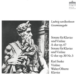 the album cover for Beethoven / Suske / Olbertz - Sonate Fur Klavier Und Violine