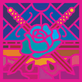 the album cover for Azure Blue - Fast Falls The Eventide