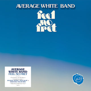 the album cover for Average White Band - Feel No Fret [Heavyweight Clear Vinyl]