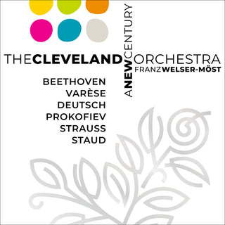 the album cover for Cleveland Orchestra / Welser-Franz Most - A New Century