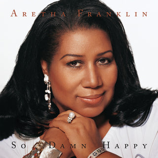 the album cover for Aretha Franklin - So Damn Happy