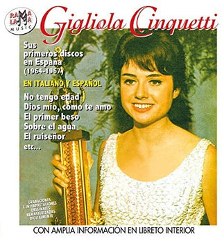 the album cover for Gigliola Cinquetti - Sus Primeros Discos En Espana (1964-1967)