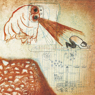 the album cover for Deerhoof - Future Teenage Cave Artists (Color Vinyl)