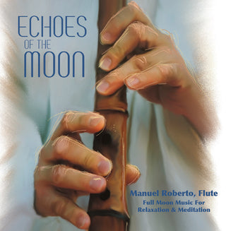 the album cover for Manuel Robert - Echoes of the Moon
